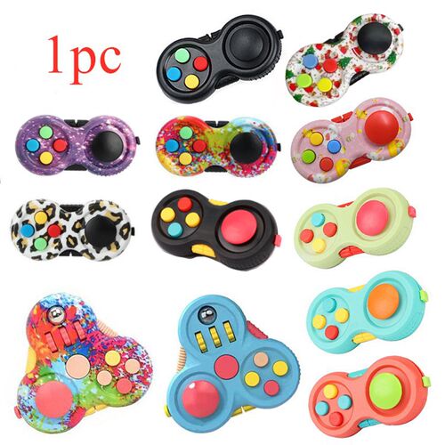 1pc Game Fidget Pad Sress Reliever Squeeze Fun Magic Desk To