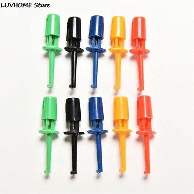 10 Pcs 5 Colors Mini Grabber Test Probe For SMD IC