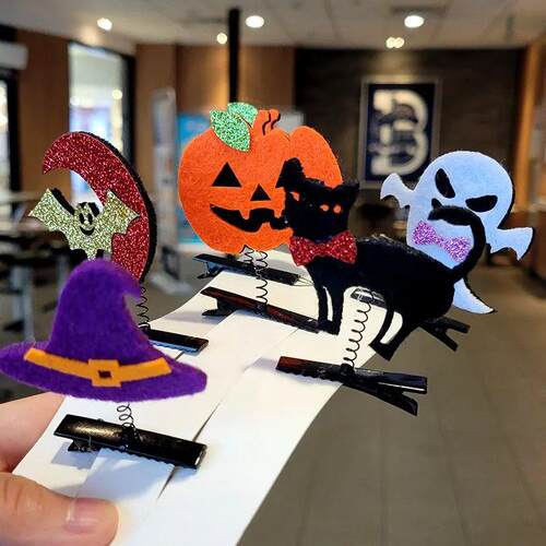 24 Pair Devil Hairgrips Bat Hair Clips Wings Bat Hairpins Dr