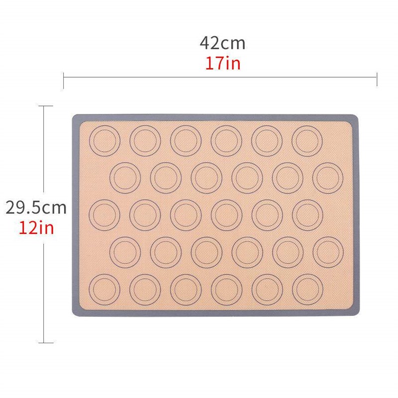 Baking Mat Portable Non-Stick Heats-resistant Restaurant - 实物图
