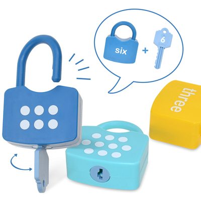 Alphabet Lock Key Matching Educational Toys Locks with Keys