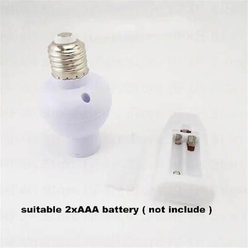 Wireless Remote Control Lamp Holder Dimmable E27 Socket