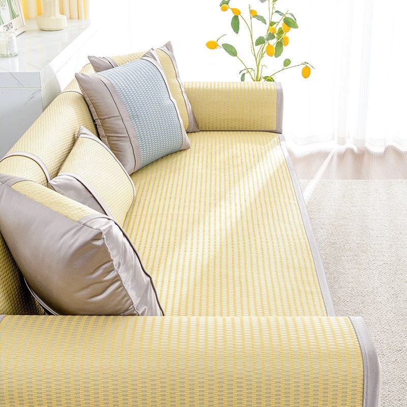 冰藤沙发垫夏季凉席坐垫202新款防滑夏天藤席沙发罩盖布座垫,居家布艺,沙发垫,淘宝优惠券,粉丝福利购,淘宝优惠卷