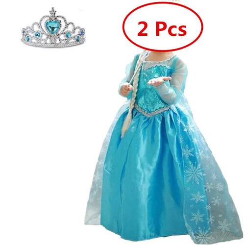 Girls Princess Dress Kids Halloween Carnival Cosplay Costume