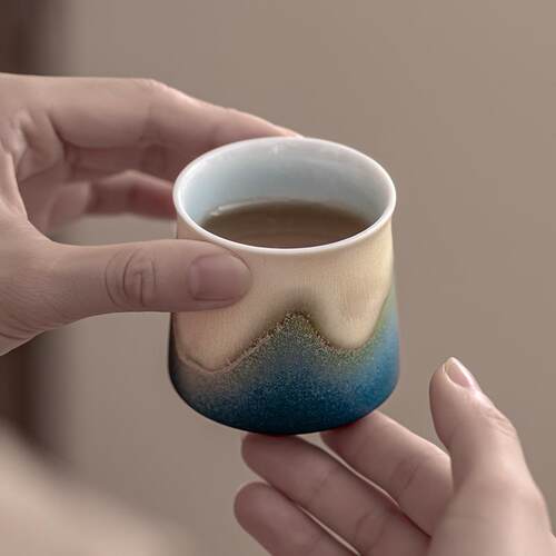 Guochao cultural and creative tea set small set tea cup gift
