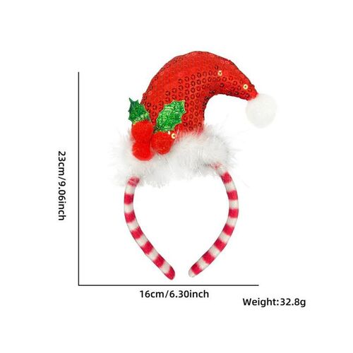 Cartoon Christmas Headband - Fun Party Hat for Adults & Kids