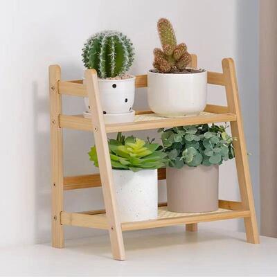 Wooden Storage Shelf for Kitchen Rattan Desktop Organizer Di