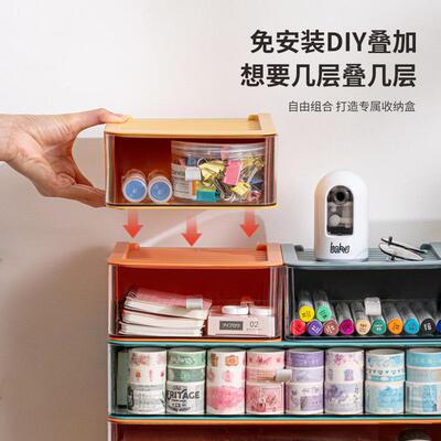 Desk storage shelf face cosmetic box student书桌置物架
