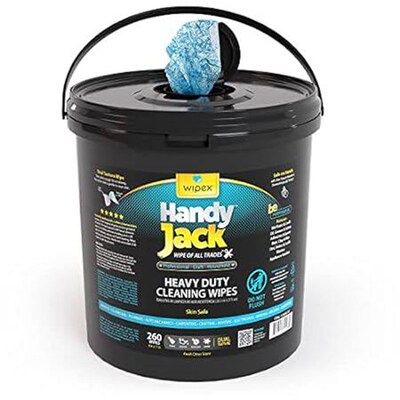Wipex Handy Jack Heavy Duty Wipes, Dual Texture Cleaning