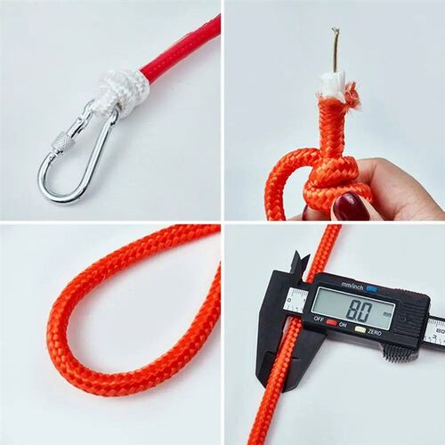 Windproof Clotheslines With 2 Hooks Thick Steel Wire High Te