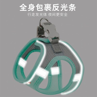 Breathable Cat Harness Leash Escape Proof Pet Clothes vest