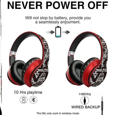 Wireless Bluetooth 5.0 Headphones Over Ear Headest 头戴耳机