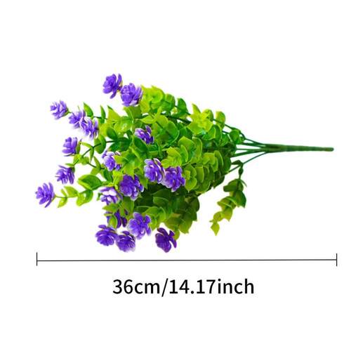 1 Bundle Outdoor UV Resistant Artificial Flowers Greenery Sh