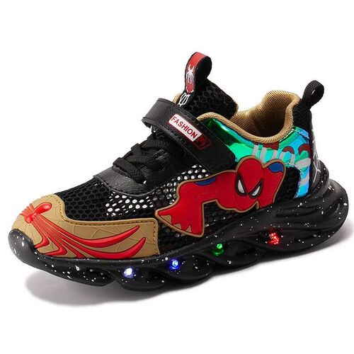 Spiderman Kids LED Lighting Shoes Boy Lighting Shoes Girls R