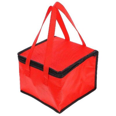 Pizza Cooler Bag Insulated Bags for Food Delivery Red