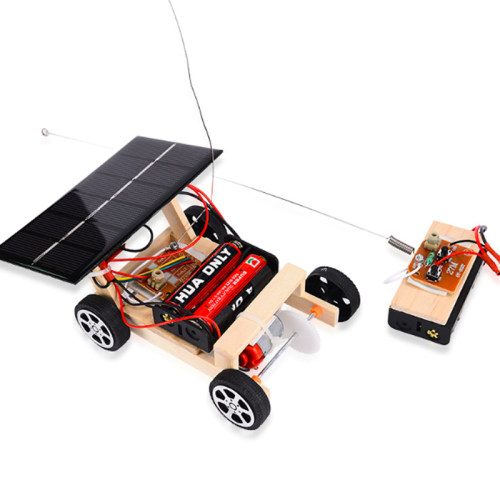 DIY Mini Solar Wireless Remote Control Car Toy Science Educa