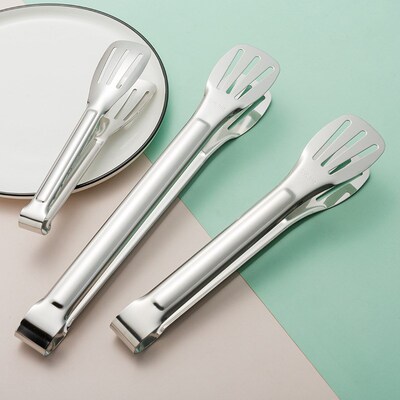 Food Tongs Kitchen Cooking Bread Clip Pastry Clamp Barbecue