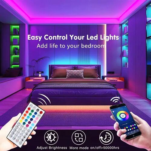 24V Led Strip Lights 10m 20m 30m 40m Led Lighs Music Sync Le