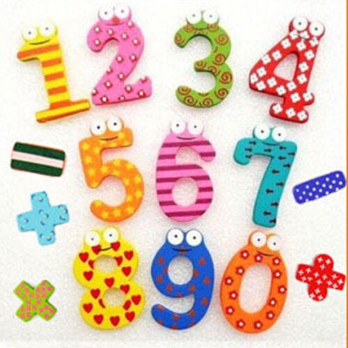 Number Wooden Fridge Magnets Refrigerator Magnets Souvenir B