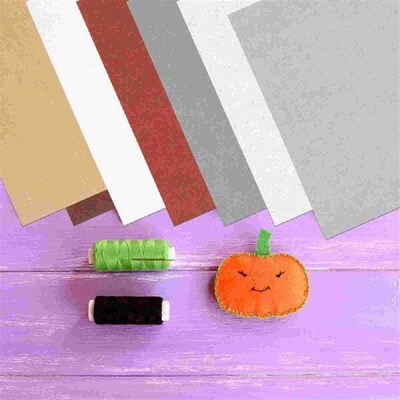 14 Sheets Handmade Felt Cloth Craft Production DIY Fabirc