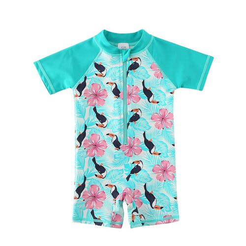 Wishere Baby Girls Swimwear One-piece Swimsuit Toddlers Swi