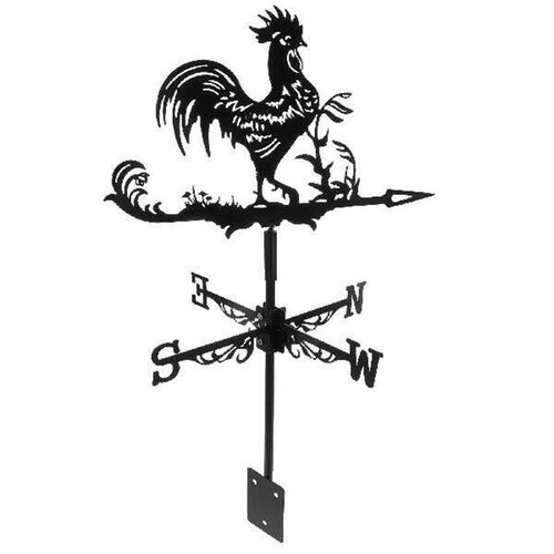 Farm Yard Metal Wrought Iron Big Rooster Roof Decoration