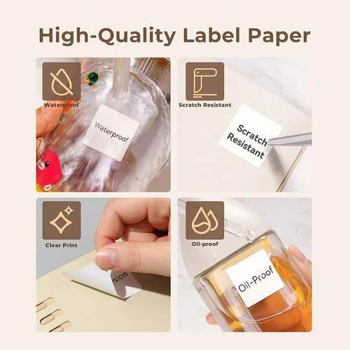 Niimbot B21/B1/B3S Mini Thermal Portable Printer White er Te