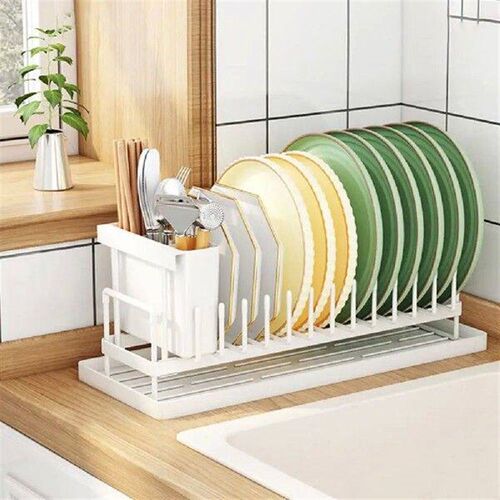 Ventilated Kitchen Shelf Tableware Organizer Adjustable