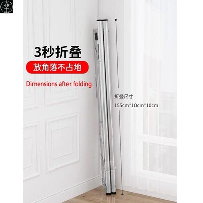 Foldable telescopic clothes coat hanger drying rack househol