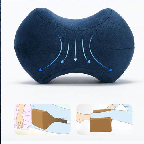 Memory Foam Knee Pillow Orthopaedic Leg Pillow Bed Cushion S