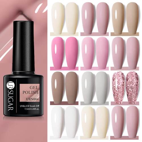 UR SUGAR 90 Color Nail Gel Polish Pink Soak Off UV Nail Art