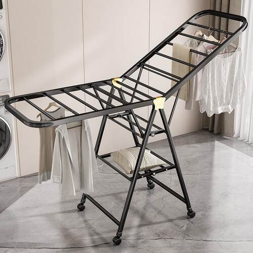 clothes drying rack fold laundry garment dryer hanger 杆衣架