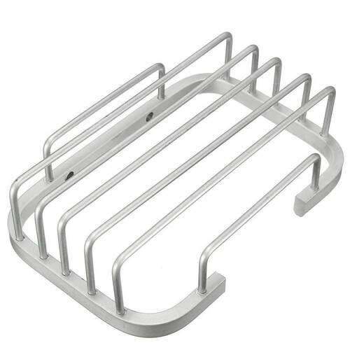 Soap Dish Wall Mounted Shelves Holder Bath Shower Basket Tra