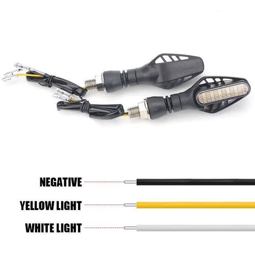M10 Cobra Style Front Rear Motorcycle LED Turn Signal Lights