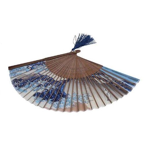 Hand Fan Mount Kanagawa Waves Utilizes Grinding Gorgeous