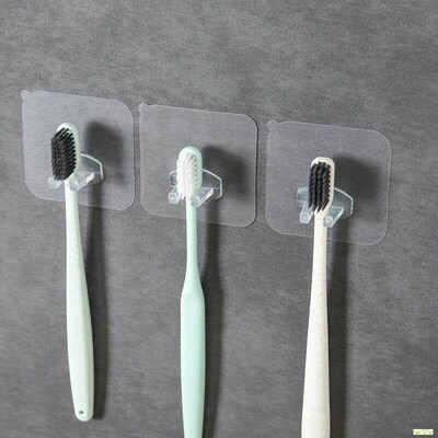 Toothbrush Holder Transparent Travel Stand Toilet Shaver