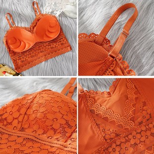 New Women Lace Bras Top Comfortable Bralette Solid Color Add