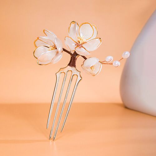 Hanfu Hairpin Headdress Lotus Hairpin Hair Comb Insert Comb