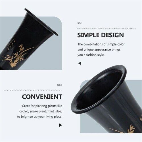 Orchid Flowerpot Plastic Nursery Flower Pot Planter Tray