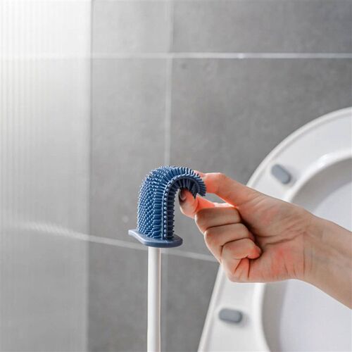 Silicone Toilet Brush No Dead Corner Wash Toilet Artifact Br