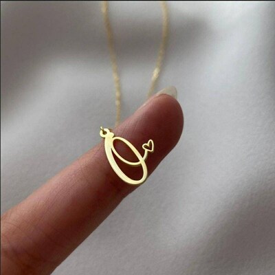 Cheap Items With Free Shipping A-Z Initial Letter Pendant Ne