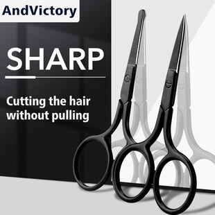 1Pc Stainless Steel Nose Hair Mini Small Scissors Eyelash Fa