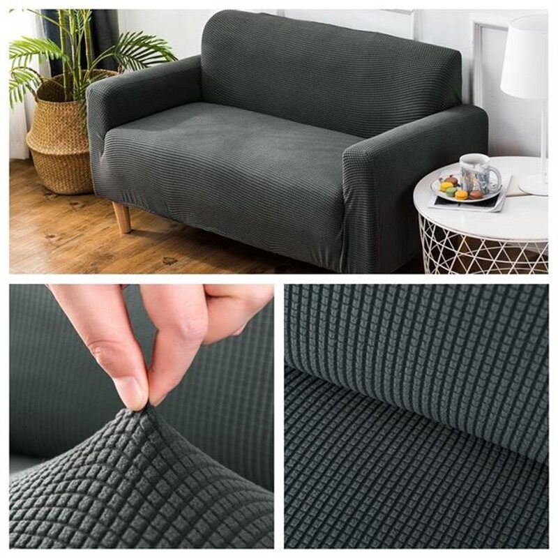 sofa cover thickening single modern lazy couch cover图片