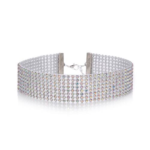 TOP Quality Cool Shiny Rhinestone Bundle Neck Popular