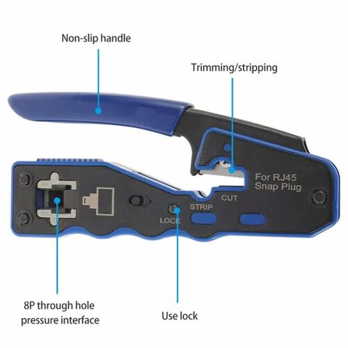 RJ45 Crimp Set Network Crimper Cable Crimping Tools for RJ45