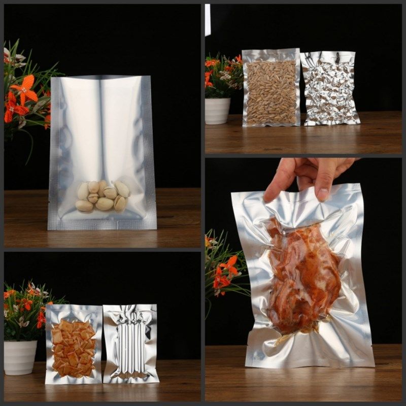 加厚2丝阴阳真空包装袋食品真空袋30*厘米半铝箔袋100个,包装,真空袋,淘宝优惠券,粉丝福利购,淘宝优惠卷