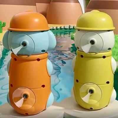 Baby Shower Bath Toys Duck Elephant Waterwheel Spinner with