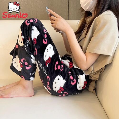 Cute Sanrio Cartoon Pajamas Anime Hello Kitty Pants Multicol