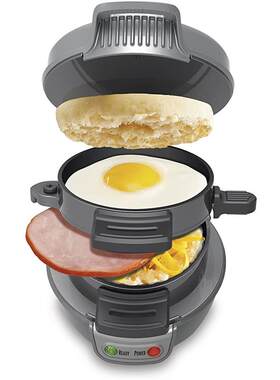 Burger Maker Machine 汉堡机三明治机家用早餐煎蛋烤面包机外贸