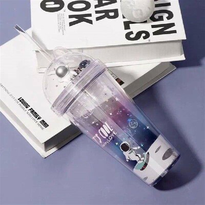 Toddler Water Bottle Kids Planet Tumbler Toddler Straw Cup